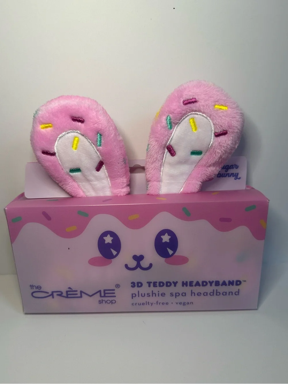 The Crème Shop New Sugar Bunny 3D Teddy Headband for Skincare